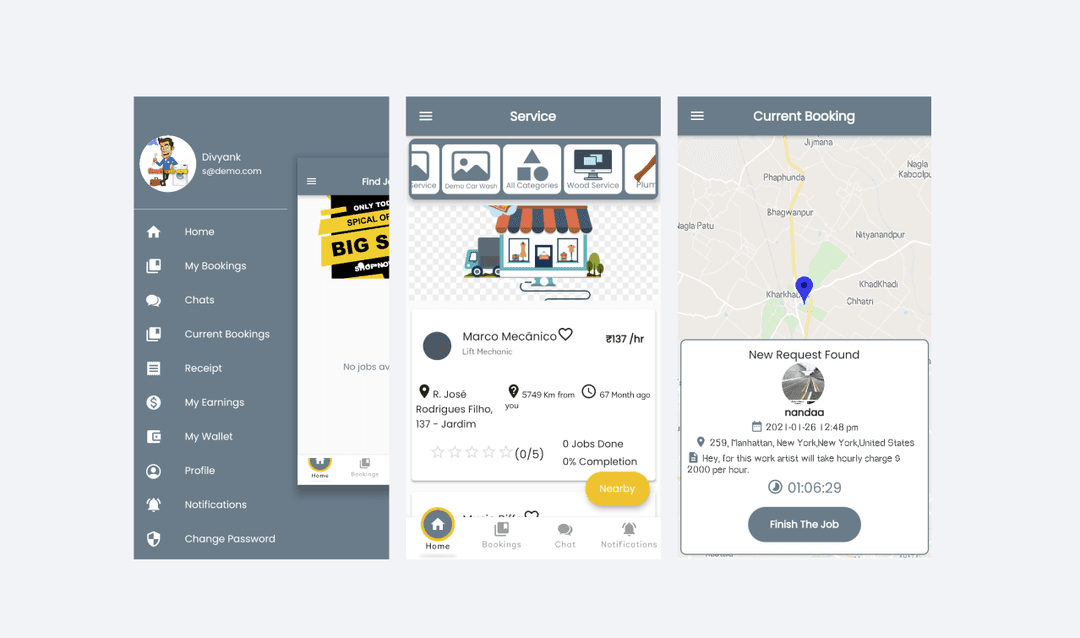 Service Booking